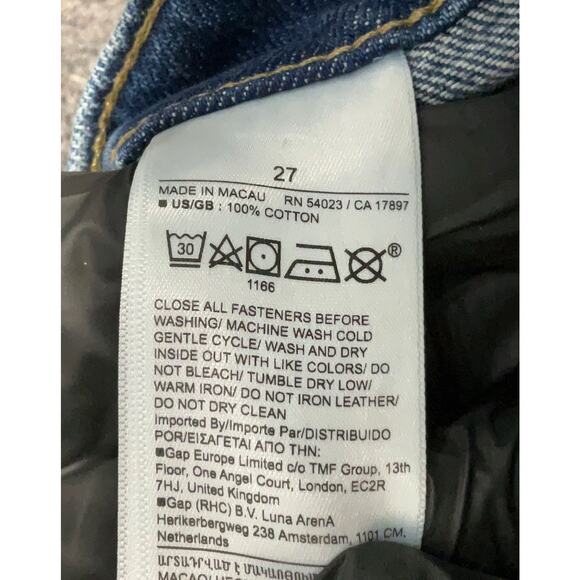 Banana Republic Essential Wide Leg High Rise Jeans 27 - Picture 4 of 4